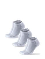Danish Endurance - Long Distance Running Low-Cut Socks 3-Pack - Futbolo kojinės iki kulkšnių - Balta