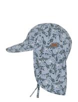 Melton - Cap W/Neck & Tie W/Print - Saulės skrybėlė - Mėlyna