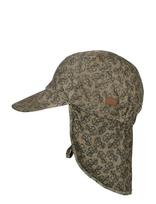 Melton - Cap W/Neck & Tie W/Print - Saulės skrybėlė - Žalia