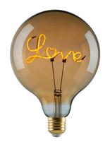 E3light - E3 Led Vintage 920 "Love" Base Down Golden Dimmable - Apšvietimo lemputė - Aukso