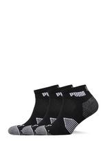 PUMA Golf - Puma Essential 1/4 Cut 3 Pair Pack - Futbolo kojinės iki kulkšnių - Juoda