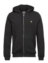 Lyle & Scott - Zip Through Hoodie - Džemperis - Juoda