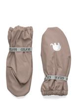 CeLaVi - Padded Pu-Mittens - Lietaus pirštinės - Ruda