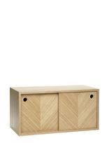 Hübsch - Herringbone Hylde - Lentyna - Kreminė spalva