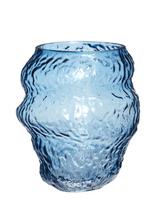Hübsch - Aurora Vase - Tulpių vaza - Mėlyna
