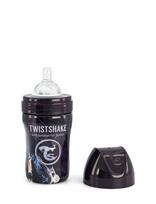 Twistshake - Twistshake Anti-Colic Stainless Steel 260Ml Marble Black - Kūdikių buteliukas - Juoda