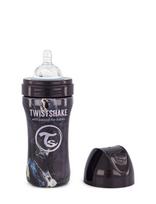 Twistshake - Twistshake Anti-Colic Stainless Steel 330Ml Marble Black - Kūdikių buteliukas - Juoda