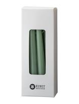 Kunstindustrien - Small Colored Candle - Giftbox W. 12 Pcs - Žvakė - Žalia