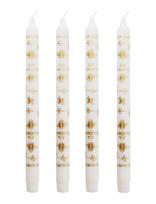 Kunstindustrien - Classic Candles - Gift Box W. 4 Pcs - Žvakė - Balta
