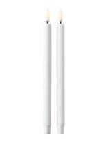 STOFF Nagel - Stoff Nagel Led Candles By Uyuni Lighting, Box With 2 Pieces - LED žvakė - Balta