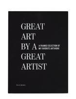 PRINTWORKS - Frame Book - Great Art, Black - Kalendoriai ir užrašų knygelės - Juoda