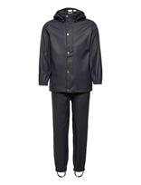 En Fant - Rainwear Set Solid - Lietaus drabužių komplektas - Juoda