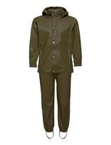En Fant - Rainwear Set Solid - Lietaus drabužių komplektas - Žalia