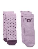 Minymo - Baby Sock (2-Pack) - Kūdikių kojinės - Marga / raštuota