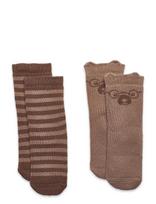 Minymo - Baby Sock (2-Pack) - Kūdikių kojinės - Marga / raštuota