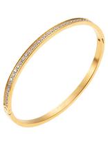 By Jolima - Celine Crystal Bangle - Apyrankė - Aukso
