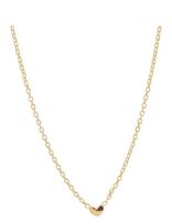 Drakenberg Sjölin - Loving Heart Drop Necklace - Dailūs karoliai - Aukso