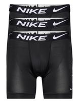 NIKE Underwear - Boxer Brief Long 3Pk - Bokseriai - Juoda