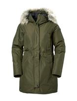 Helly Hansen - W Senja Parka - Parkų stiliaus paltas - Žalia