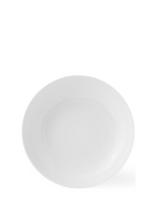 Lyngby Porcelæn - Rhombe Coupe Tallerken Ø20 Cm Hvid - Lėkštė - Balta