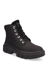 Timberland - Mid Lace Up Boot - Suvarstomi batai - Juoda