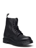Dr. Martens - 1460 Pascal Mono Black Virginia - Suvarstomi batai - Juoda