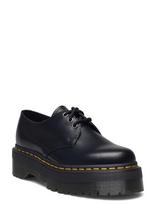 Dr. Martens - 1461 Quad Black Polished Smooth - Suvarstomi batai - Juoda