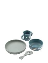 Liewood - Vivi Printed Tableware Set - Vakarienės rinkiniai - Mėlyna