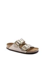 Birkenstock - Arizona Bb Bf Graceful Taupe - Plokščiapadės basutės - Sidabro