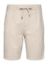 Lindbergh - Linen Blend Herringbone Short - Laisvalaiko marškiniai - Pilka