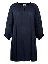 Kaffe Curve - Kcami 3/4 Sl Tunic - Tunika - Juoda