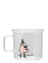 Muurla - Moomin Glass Mug Little My - Kavos puodelis - Nude