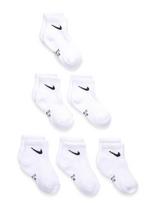 Nike - Nike Dri-Fit Perf Basic Quarter - Kojinės - Balta