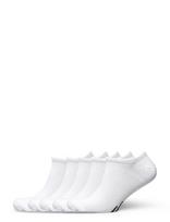 TOPECO - Sneaker Solid, Bamboo, 5 Pc/Pack - Futbolo kojinės iki kulkšnių - Balta