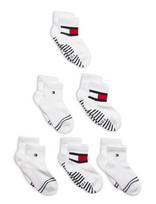 Tommy Hilfiger - Th Baby Sock 6P Flag Sock Ecom - Kojinės - Balta