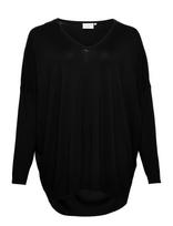 Kaffe Curve - Kcmachi Knit Pullover - Megztinis - Juoda
