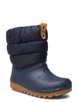 Crocs - Classic Neo Puff Boot K - Žieminiai batai užsimaunami - Tamsiai mėlyna