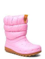 Crocs - Classic Neo Puff Boot K - Žieminiai batai užsimaunami - Rožinė