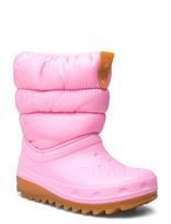 Crocs - Classic Neo Puff Boot T - Žieminiai batai užsimaunami - Rožinė