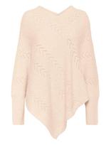 Cream - Crholiday Knit Poncho - Pončas - Smėlio