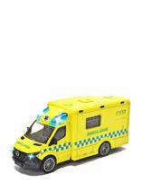 Majorette - Mercedes-Benz Sprinter Ambulance Norsk - Greitosios pagalbos automobilis - Geltona