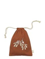 Fabelab - Gift Bag - Mistletoe Embroidery - Cinnamon - Dekoravimo aksesuaras - Ruda