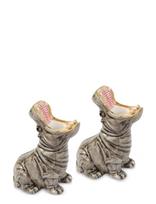 Donkey - Hungry Hippos (2 Pcs.) - Candle Holders - Žvakidė - Marga / raštuota