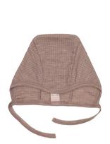 Smallstuff - Baby Helmet, Soft Powder Drop Needle, Merino Wool - Kūdikių kepurė - Ruda