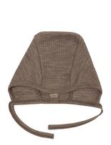 Smallstuff - Baby Helmet, Nature Drop Needle, Merino Wool - Kūdikių kepurė - Ruda