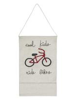 Lorena Canals - Wall Pocket Hanger Cool Kids Ride Bikes - Sienų dekoracija - Marga / raštuota