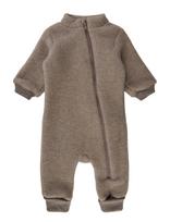 Mikk-line - Wool Suit W Rib - Flisinis kombinezonas - Smėlio