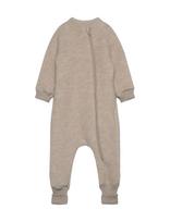Mikk-line - Wool Suit W Rib - Flisinis kombinezonas - Smėlio