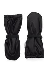 Mikk-line - Pu Rain Mittens W. Fleece - Lietaus pirštinės - Juoda