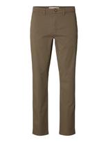 Selected - Slm175-Slim New Miles Flex Pant Noos - Chino stiliaus kelnės - Chaki spalva